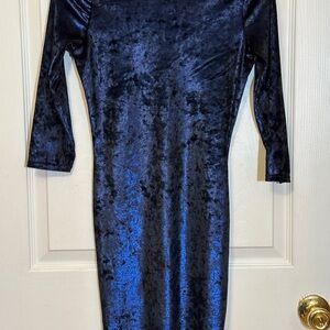 Sleek Midnight Blue Dress